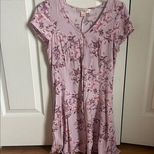 Band of Gypsies Lavender Floral Romper
